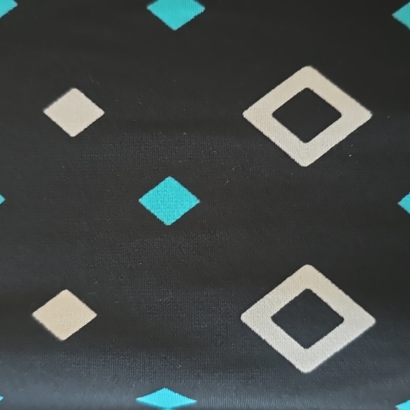 LIZ CLAIBORNE WOMENS BLACK & WHITE SYMMETRICAL DRESS SIZE LARGE - Picture 4 of 11